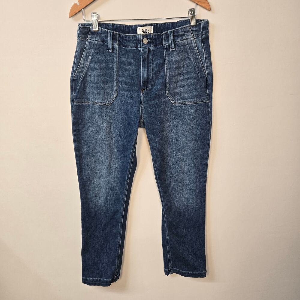 Paige Mayslie Ankle Straight Leg Jeans